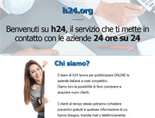 Tablet Screenshot of h24.org